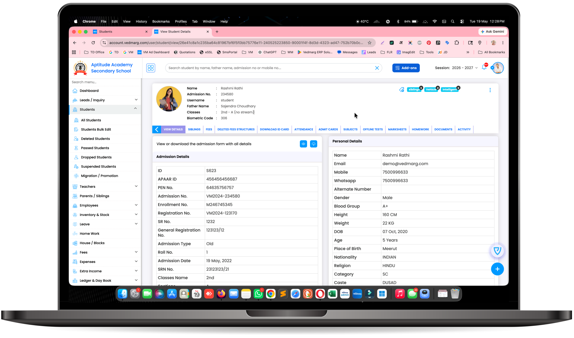 Our Products - TechDost Student-Profile-View